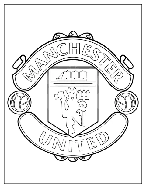 Herb Manchester United przedstawia klubowy symbol i nazwę drużyny.